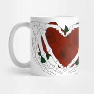 Skeletal Heart Mug